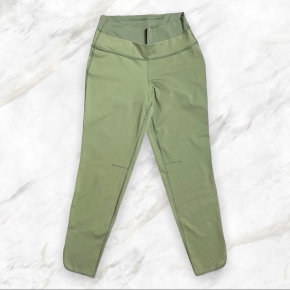 lululemon athletica Pants - Lululemon | Straight To Class Olive Green Full-On-Luon Pants